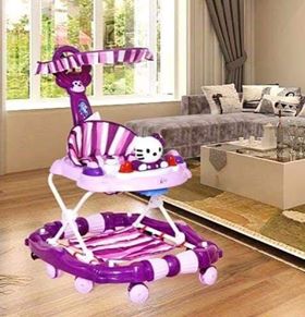 3 in 1 Multifunctional Walker + Rocker with Removable Push Handle